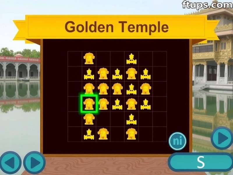 Solve Puzzles Inspired by Indian Culture Golden Temple Quest Puzzle Screenshot